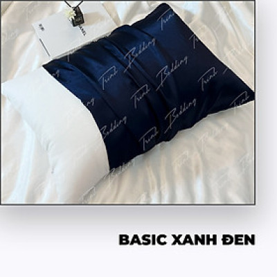 Vỏ Gối Phi Lụa Ngủ Nhiều màu Mát Mịn| Vỏ Gối Basic trơn | 4Ox6O cm |5O x 7Ocm| Trinh Bedding