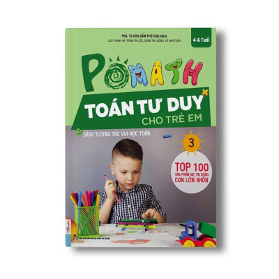 Sách - Pomath - Toán Tư Duy Cho Trẻ Em 4 - 6 Tuổi - Combo 6 Cuốn - MCBooks