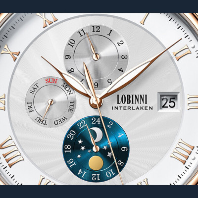 Đồng hồ nam chính hãng Lobinni No.1023LT-12 ( Phiên bản Đặc biệt )