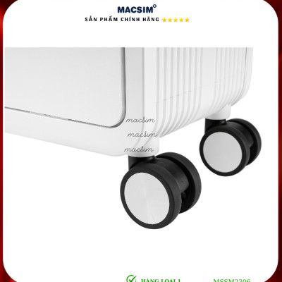 Vali cao cấp Macsim SMLV2306 cỡ 20 inch màu trắng, màu xanh, màu tím - Hàng loại 1