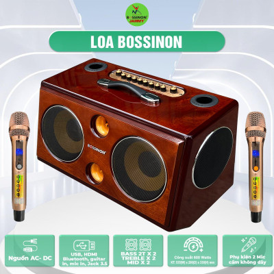 Loa hát karaoke xách tay Bossinon N2290K- Hàng chính Hãng