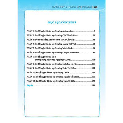 sách - Bộ đề luyện thi môn Tiếng anh vào lớp 6 trường chuyên , chất lượng cao (có đáp án)