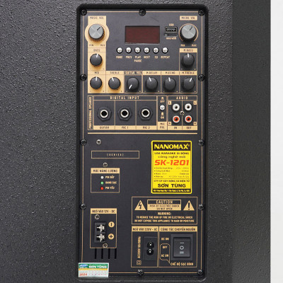 Loa Kéo 4 Tấc Nanomax SK-1201 Bass 30cm 420w Karaoke Bluetooth. Hàng chính hãng