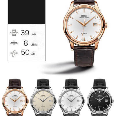 Đồng hồ nam chính hãng Lobinni No.12026-6