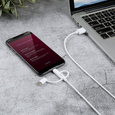 Dây Cáp Sạc 3 Trong 1 MicroUSB/USB Type-C/Li - MiLi 1m - HI-L31 - Hàng Chính Hãng