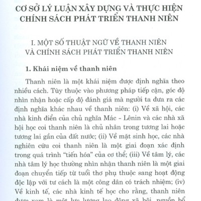 Xây Dựng Và Thực Hiện Chính Sách Phát Triển Thanh Niên Việt Nam Trong Cuộc Cách Mạng Công Nghiệp Lần Thứ Tư