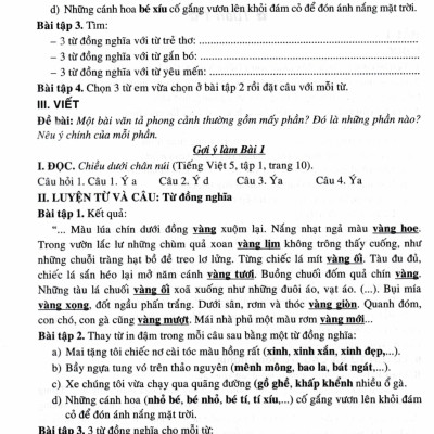 Bồi Dưỡng Tiếng Việt Lớp 5 (Dùng Cho Bộ Sách Chân Trời Sáng Tạo) - HA
