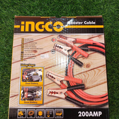 DÂY CÁP SẠC BÌNH 14X9CM 200AMP INGCO HBTCP2001 - HÀNG CHÍNH HÃNG