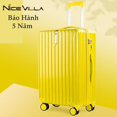 [Hỏa Tốc HCM] Vali Thời Trang Nhựa Dẻo PP Nice villa Chống Va Đập Size 20inch & 24inch