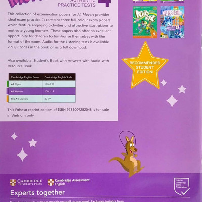 A1 Movers 4 Authentic Practice Tests: Student