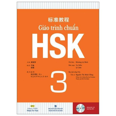 Sách - Giáo Trình Chuẩn HSK 3 - Giáo Trình + Bài Tập - Nhân Trí Việt