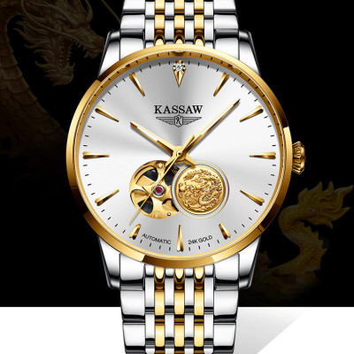 Đồng hồ nam chính hãng KASSAW K555-1 (Mạ vàng 24k)