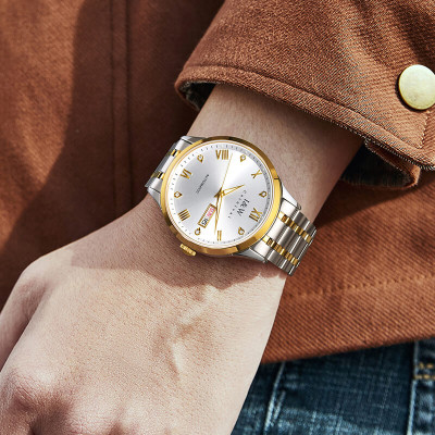 Đồng hồ nam chính hãng IW CARNIVAL IW679G-1 Kính sapphire ,chống xước ,Chống nước 30m ,Bảo hành 24 tháng,Máy cơ (Automatic),dây kim loại thép không gỉ 316L, thiết kế đơn giản dễ đeo