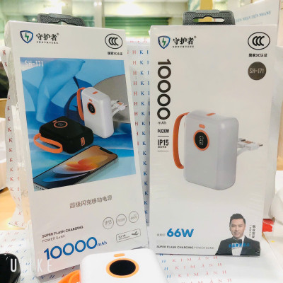 Pin sạc dự phòng 22.5W sạc siêu nhanh SHOUHUZHE SH-171 dung lượng 10000mAh sạc nhanh hai chiều, tiêu chuẩn 3C quốc gia, hàng chính hãng