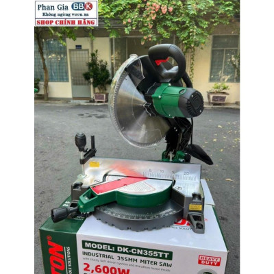 Máy cắt nhôm DEKTON 355mm 2600W, Chạy trực tiếp- Tặng lưỡi cắt nhôm 355mm