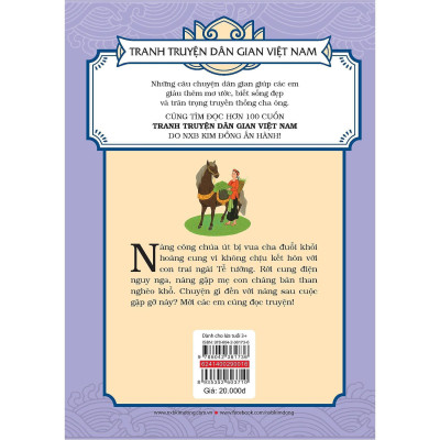 Sách - Nàng Công Chúa Bán Than - Tranh Truyện Dân Gian Việt Nam - NXB Kim Đồng