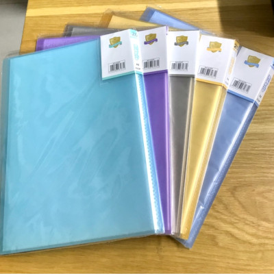 Bìa A4 20 Lá Nhựa Trong Kidario K20P-Giao Mẫu Ngẫu Nhiên