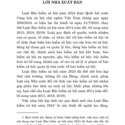 Sách - Tìm Hiểu Luật Bảo Hiểm Xã Hội Năm 2024