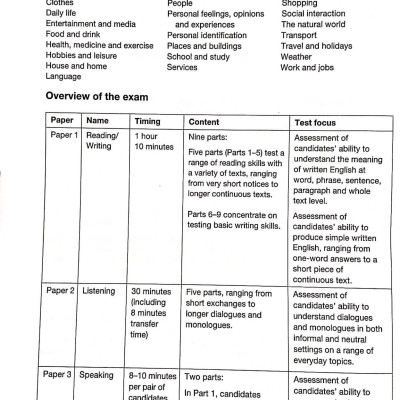 Cambridge English KEY - Key English Test 6 with Answers