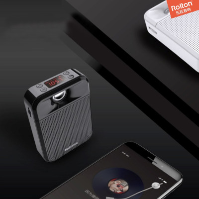 Loa trợ giảng ROLTON K700 – Công suất 5W, Tần số rộng, Kết nối đa dạng Bluetooth 5.0 Thẻ nhớ microSD FM, Pinlithum dung lượng lớn, Sạc nhanh, Âm thanh chuyên nghiệp, Thiết kế nhỏ gọn, Giảng dạy, Hướng dẫn viên, Bán hàng, Hội thảo - Hàng nhập khẩu