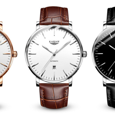 Đồng hồ nam chính hãng KASSAW K862-3 Fullbox, Kính sapphire ,chống xước,chống nước,dây da xịn, Đồng hồ cơ (Automatic),Mới 100%,Bảo hành 24 tháng