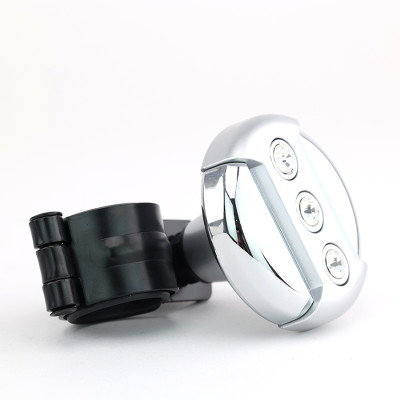 Tay Quay Trợ Lực Vô Lăng Ô Tô CIND Đính Kim Cương JM-7606PS Màu Bạc