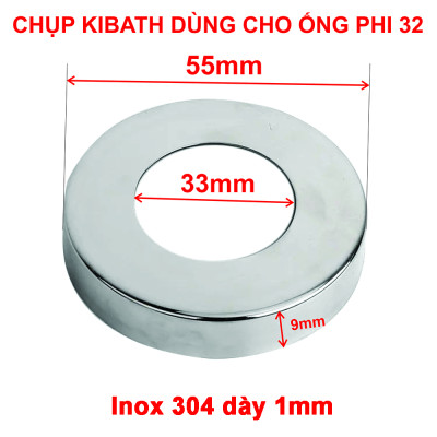 Chụp Chân Đế Inox 304 Nhiều Kích Thước KB-949