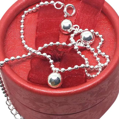 Lắc Chân Nữ Bạc Ý Bạc Hiểu Minh LC061 