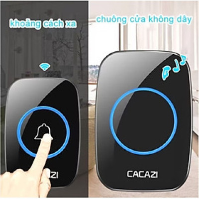 BỘ CHUÔNG CỬA BÁO KHÁCH KHÔNG DÂY XA 200M HÀNG CHUẨN CHẤT LƯỢNG CHO MỌI GIA ĐÌNH 