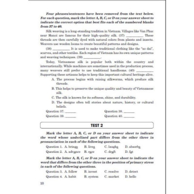 Bộ đề mới luyện thi vào lớp 10 môn tiếng anh (biên soạn theo cấu trúc đề thi mới 2025) - HA
