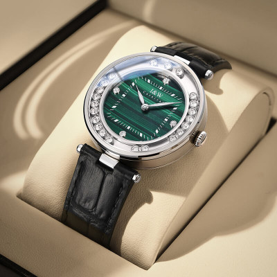 Đồng hồ nữ chính hãng IW CARNIVAL IW630L-1 Kính sapphire ,chống xước ,Chống nước 30m ,Bảo hành 24 tháng,Máy điện tử (pin),dây da cao cấp, thiết kế đơn giản dễ đeo