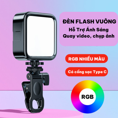 Đèn Led nhiều màu đa năng,hiệu ứng hỗ trợ ánh sáng chụp hình , quay video - Hàng chính hãng