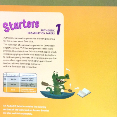 Cambridge English Starters 1 for Revised Exam from 2018 Student