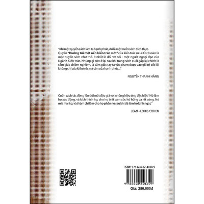 Sách - Hướng Tới Một Nền Kiến Trúc Mới - NXB Xây Dựng