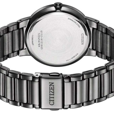 Đồng Hồ Nam Citizen Dây Thép Không Gỉ BI5127-51H - Mặt Đen