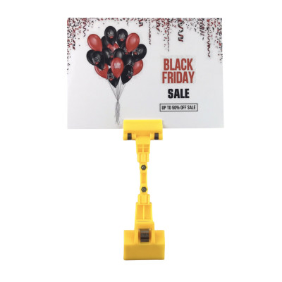 Kẹp nhựa JE004 5.5cm 2 đầu xoay