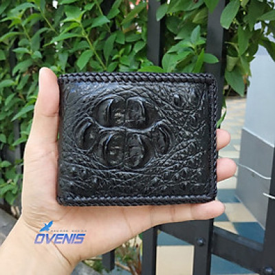 Ví Da Cá Sấu 2 Mặt Đan Viền [GÙ CÁ SẤU RẤT ĐẸP]