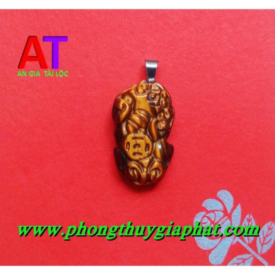 Mặt dây chuyền tỳ hưu đá mắt hổ