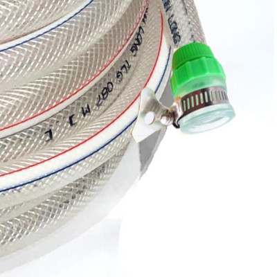 Vòi nước vòi phun nước rửa xe tưới cây tăng áp thông minh + bộ dây bơm nước cao cấp TLG  loạI 10m  (dây trắng) 319498