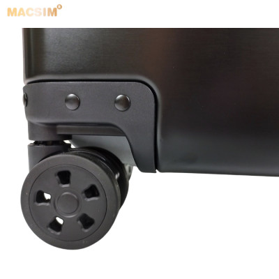 Vali tay kéo cao cấp chất liệu hợp kim nhôm nguyên khối MS1318 Macsim màu ti-gold-đen cỡ 28 inches