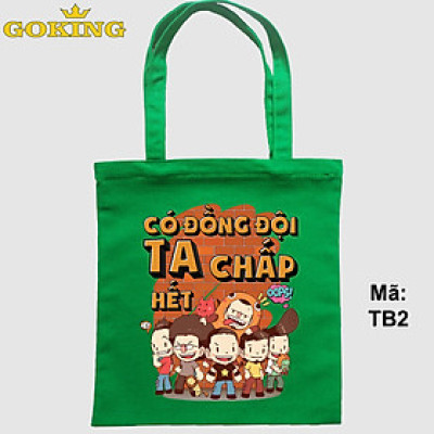Túi xách cá tính, Có đồng đội ta chấp hết, mã TB2. Quà tặng cao cấp cho gia đình, nam nữ cặp đôi, hội nhóm, team building, doanh nghiệp