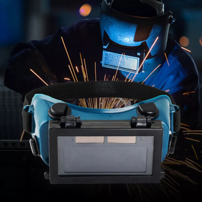 Kính cắt sắt, Kính hàn điện tử 2 lớp tự động sáng tối bảo vệ mắt