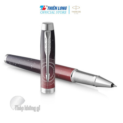 Bút lông bi Parker IM Special Editon Portal Red - Thép không gỉ - Ngòi 0.7mm - 2153000Z
