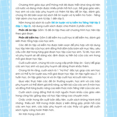 Đề Ôn Luyện Và Tự Kiểm Tra Tiếng Việt Lớp 2 (MGB)