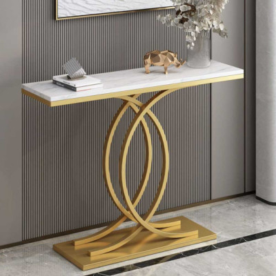 Bàn console XECI mặt đá khung sắt Juno sofa CST053 120x30x85 cm nhiều màu lựa chọn