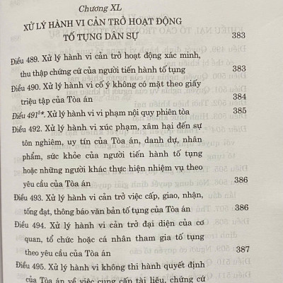 Bộ Luật Tố Tụng Dân Sự Năm 2015 ( Sửa Đổi, Bổ Sung Năm 2019, 2020, 2022, 2023, 2024, 2025 )