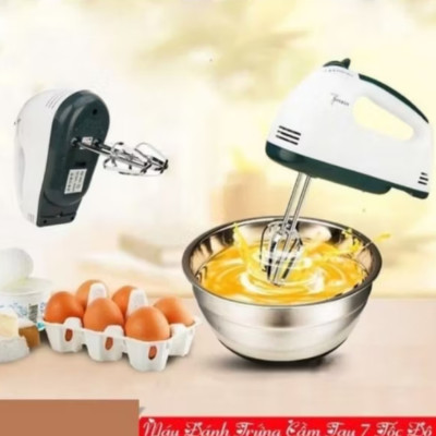 MÁY ĐÁNH TRỨNG TRỘN BỘT 7 CẤP ĐỘ ĐA CHỨC NĂNG HÀNG CHUẨN 