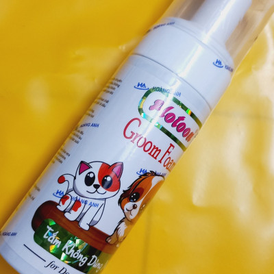 Bọt Tắm Khô Cho Chó Mèo 140ml - Tắm khô không dùng nước