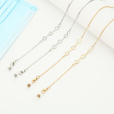 Dây đeo kính chuỗi đeo khẩu trang hạt đá nhỏ chống thất lạc rơi rớt tiện dụng đa phong cách