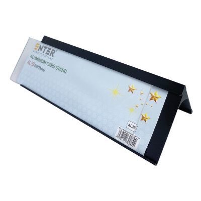 Bảng thông tin để bàn nhôm Enter AL33 240x75mm, Biển chức danh, Bảng tên để bàn, Kệ chức vụ